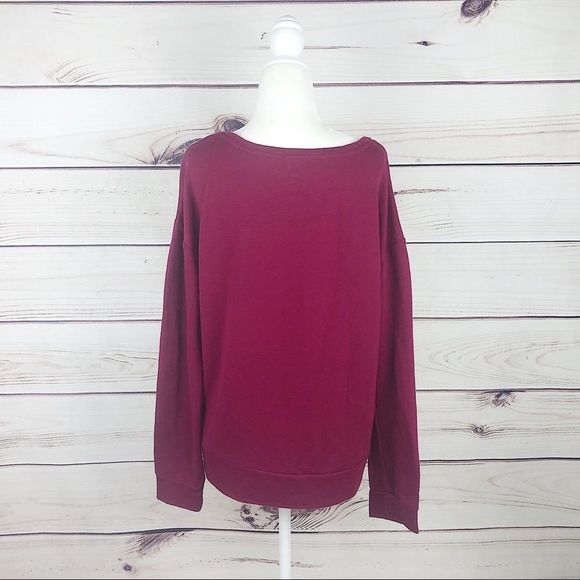 Decree Maroon & Gold Shopping Addict Sweater L - Picture 7 of 8